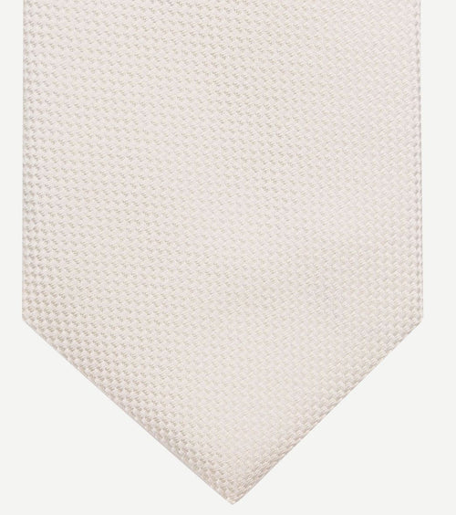 Suitable zijde stropdas off-white