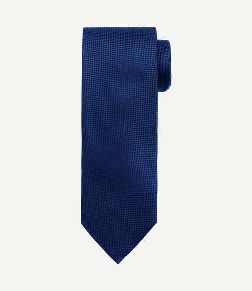 Zijde stropdas royal blauw