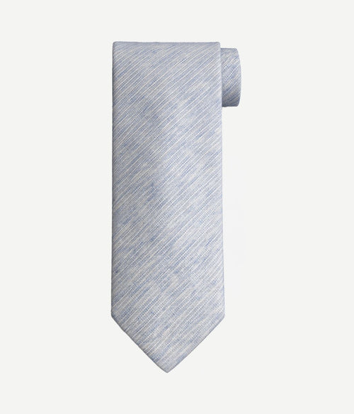 Zijde stropdas two toned blauw