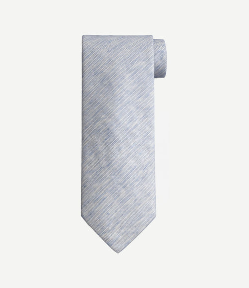 Zijde stropdas two toned blauw