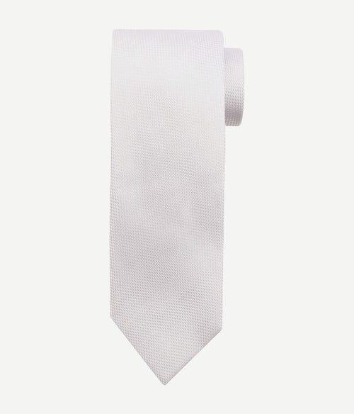 Suitable zijde stropdas wit