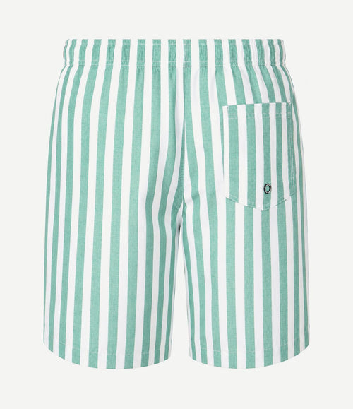 Zwembroek big stripe groen