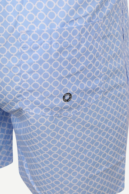 Zwembroek circle chain lichtblauw