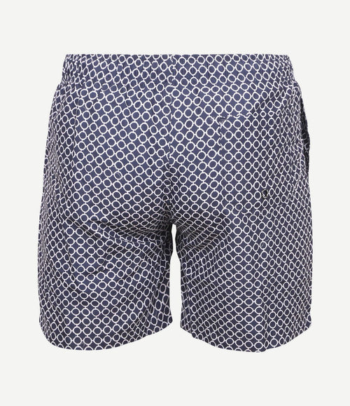 Zwembroek circle chain donkerblauw