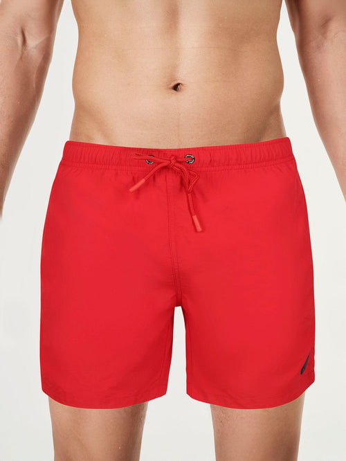 Suitable zwembroek plain rood | Regular-fit