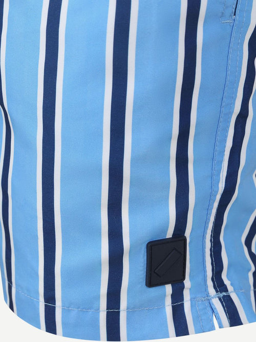 Zwembroek stripe blauw