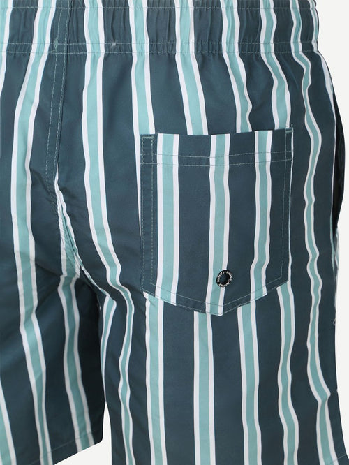 Suitable zwembroek stripe groen | Regular-fit