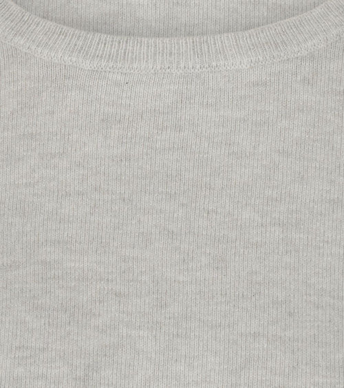 Damestrui cotton cashmere lichtgrijs