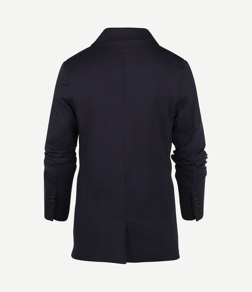 Dames coat donkerblauw