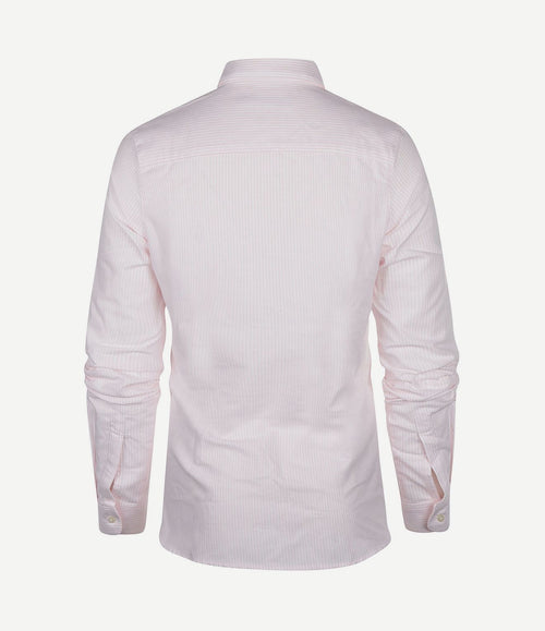 Blouse lauren Oxford strepen roze