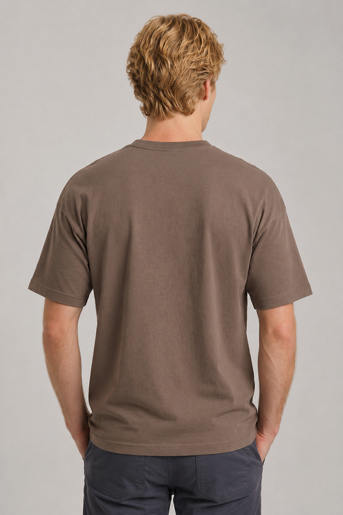 Venice t-shirt heavy jersey taupe