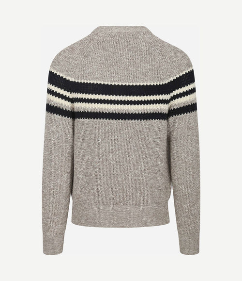 Pullover grijs melange