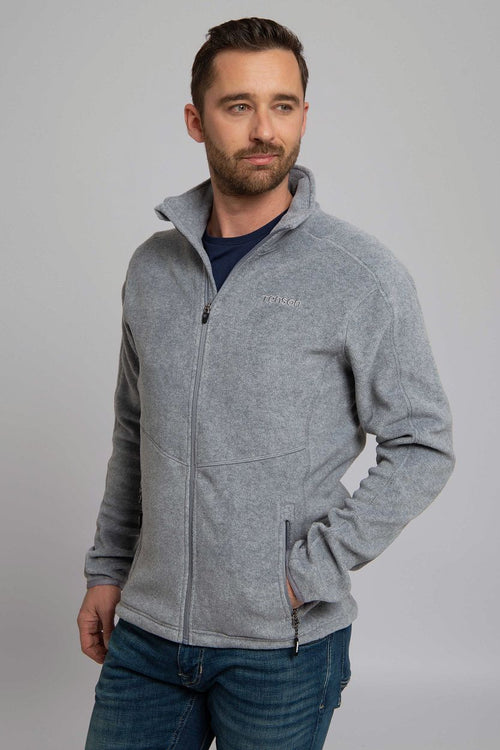 Tenson miracle fleece jack grijs