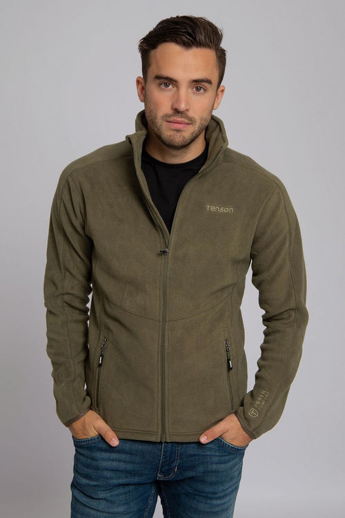 Tenson miracle fleece jack olijfgroen