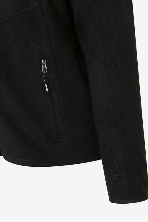 Tenson miracle fleece jack zwart