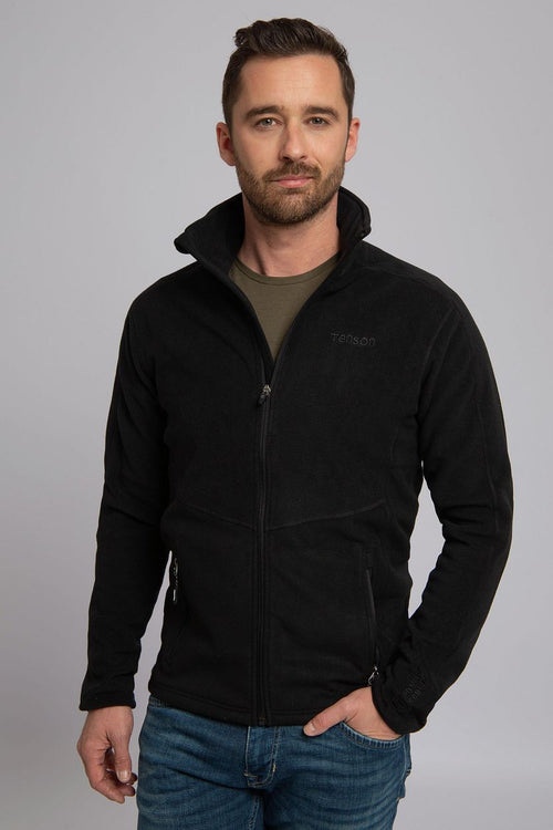 Tenson miracle fleece jack zwart