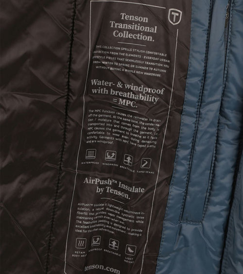 Transition coat donkerblauw
