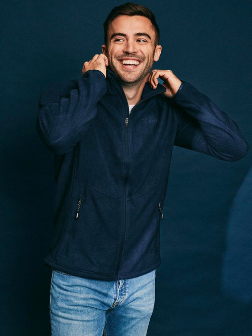 Miracle fleece jack donkerblauw