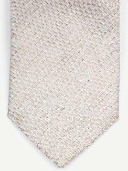 Suitable stropdas zijde délavé beige