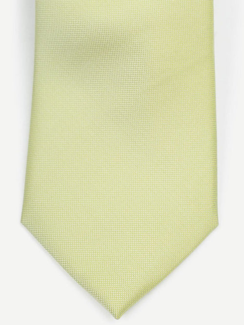 Zijde stropdas lime groen