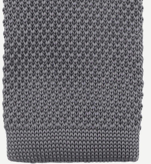 Knitted stropdas grijs tk-02