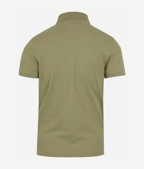 Tommy Hilfiger 1985 faded polo groen | Slim-fit