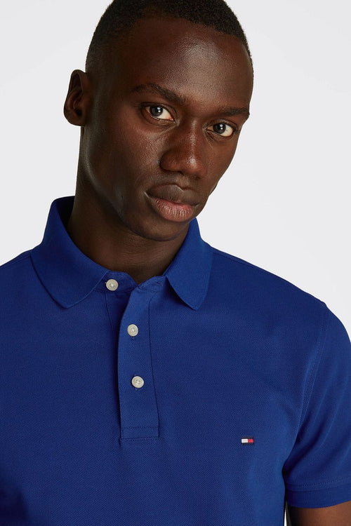 Tommy Hilfiger 1985 poloshirt kobaltblauw | Slim-fit