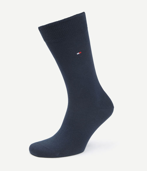 Tommy Hilfiger (2-pack) sokken birdseye burgundy donkerblauw