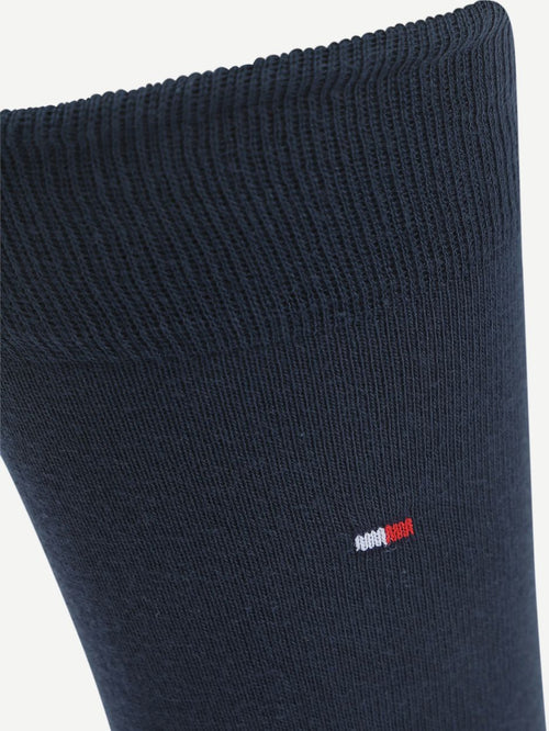 Tommy Hilfiger (2-pack) sokken birdseye burgundy donkerblauw