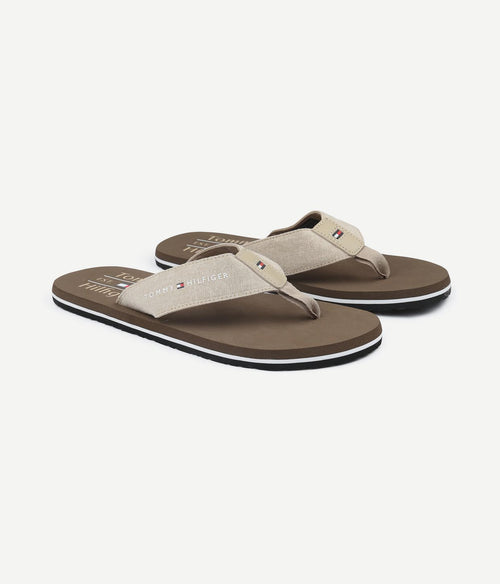 Tommy Hilfiger beach sandal chambray beige