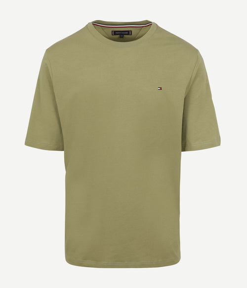 Tommy Hilfiger big & tall logo t-shirt groen | Regular-fit