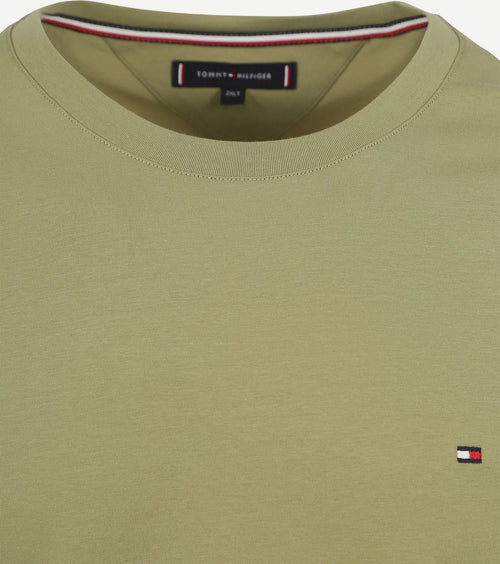 Tommy Hilfiger big & tall logo t-shirt groen | Regular-fit