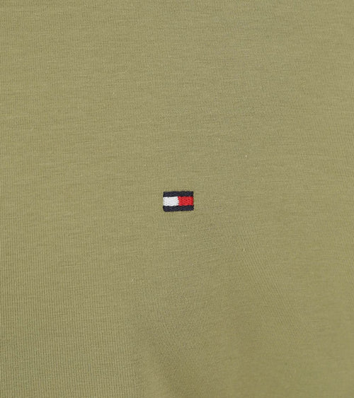 Tommy Hilfiger big & tall logo t-shirt groen | Regular-fit
