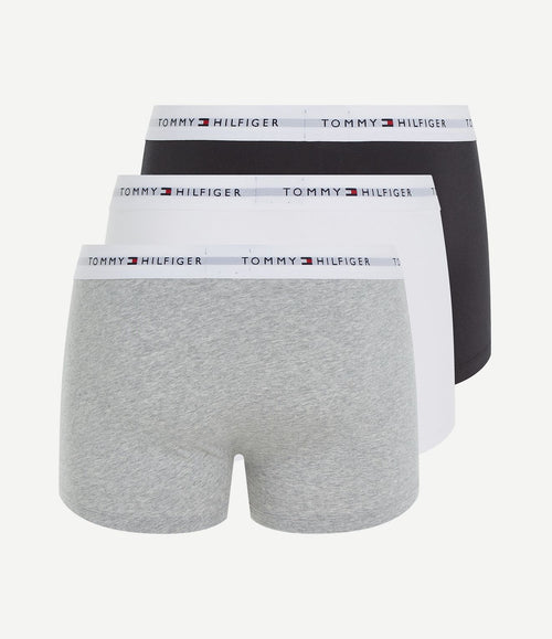 Boxer trunk (3-pack) zwart/white/grey