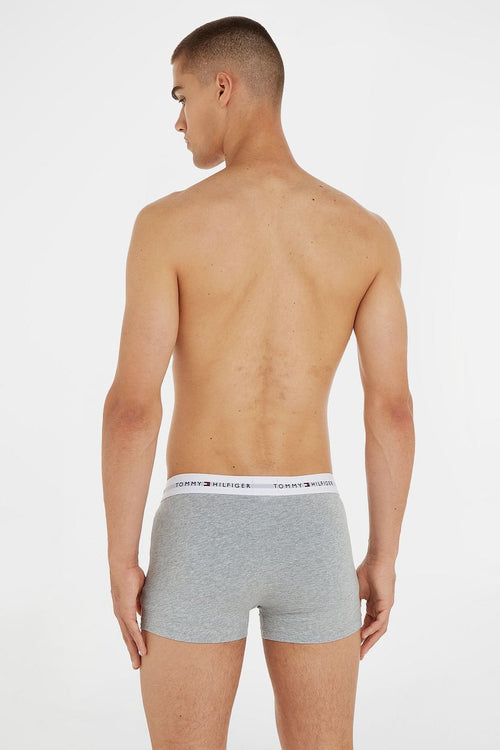Boxer trunk (3-pack) zwart/white/grey