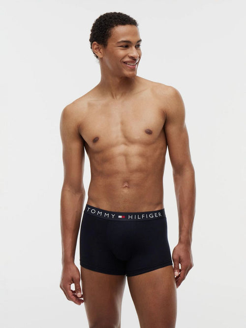 Boxer trunk (3-pack) donkerblauw/white/red
