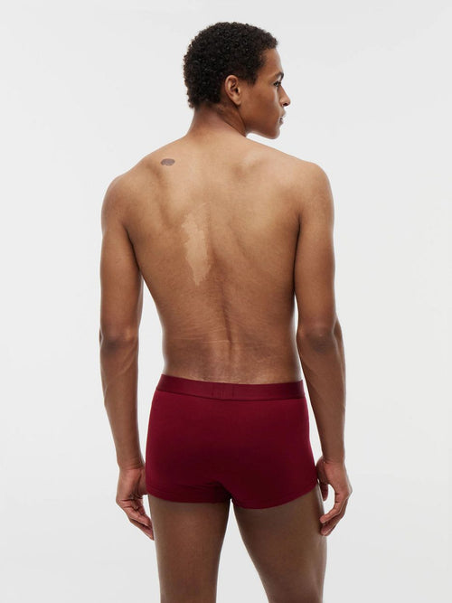 Boxer trunk (3-pack) donkerblauw/white/red