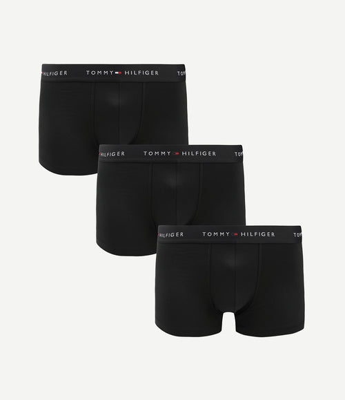 Boxer trunk microfiber (3-pack) zwart