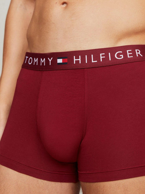 Boxer trunk (3-pack) donkerblauw/white/red