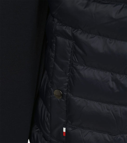 Tommy Hilfiger cardigan mix media jas donkerblauw | Regular-fit