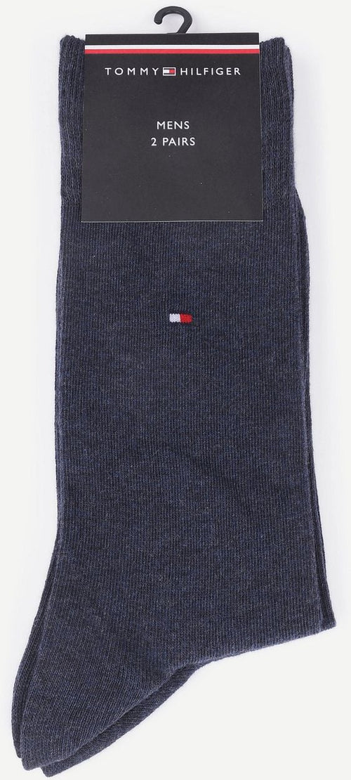 Tommy Hilfiger classic (2-pack) sokken blauw
