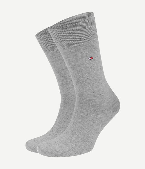 Tommy Hilfiger classic (2-pack) sokken grijs