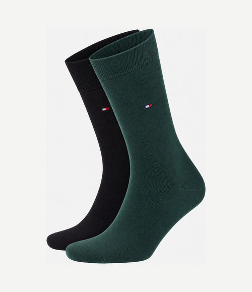 Classic (2-pack) sokken groen zwart