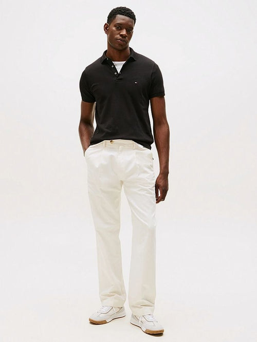 Tommy Hilfiger core 1985 poloshirt zwart | Regular-fit