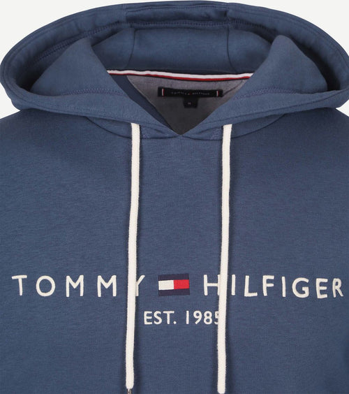 Tommy Hilfiger core hoodie mid blauw | Regular-fit