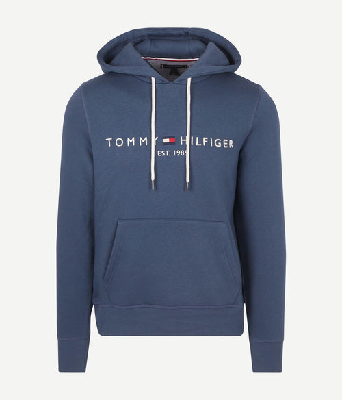 Tommy Hilfiger core hoodie mid blauw | Regular-fit