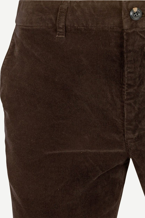 Tommy Hilfiger denton broek corduroy bruin | Regular-fit