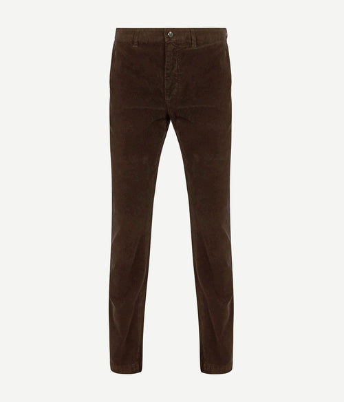 Tommy Hilfiger denton broek corduroy bruin | Regular-fit