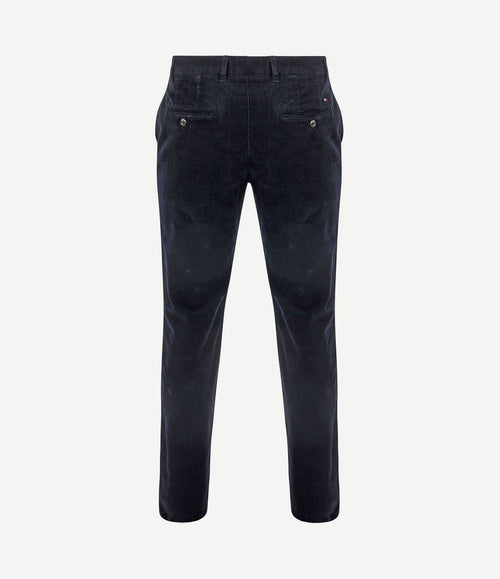 Denton broek corduroy donkerblauw