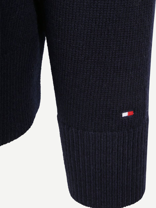 Fairisle trui print donkerblauw